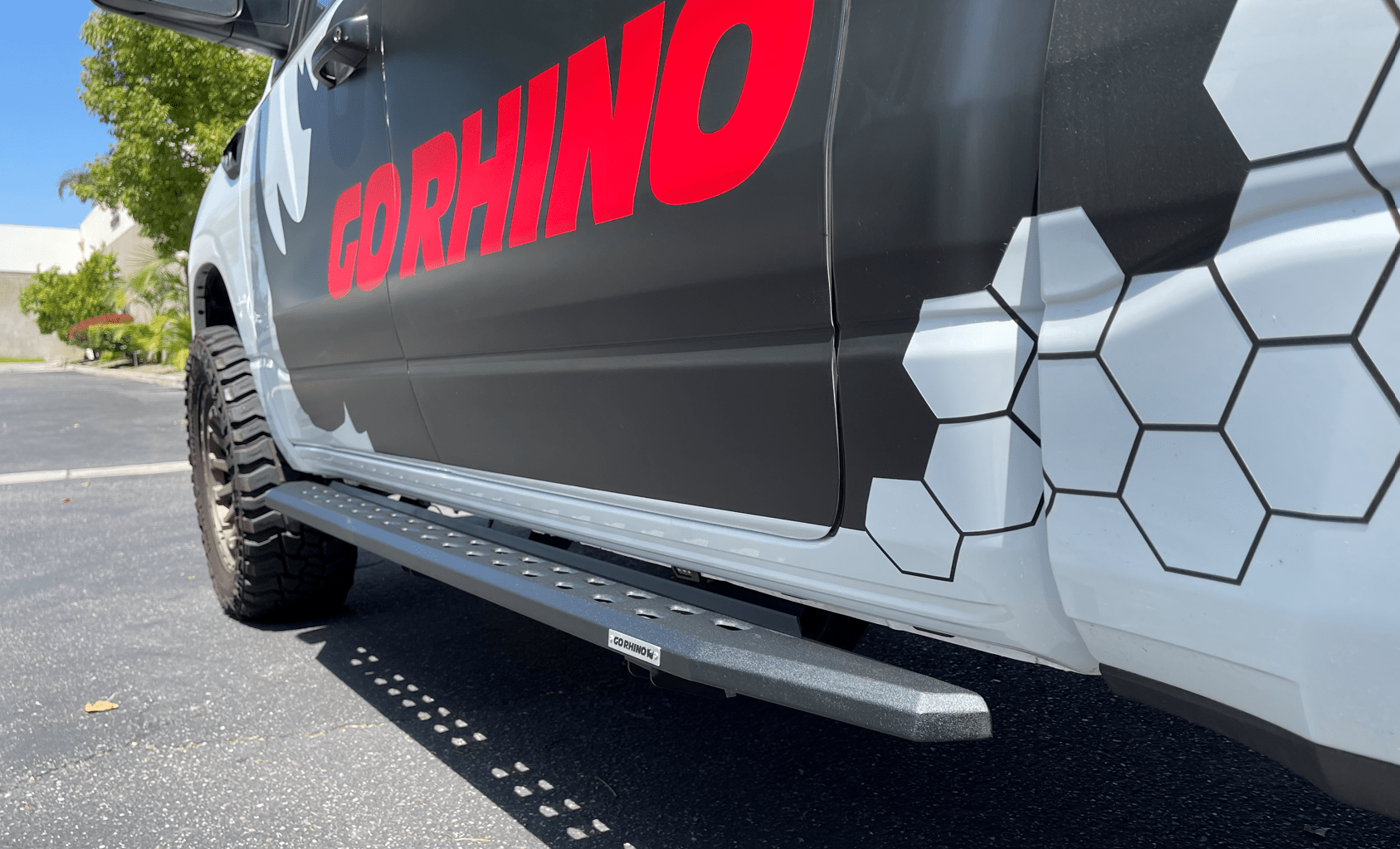 Go Rhino 69430687SPC 2019 - 2024 Dodge Ram 1500 RB Series RB20 Slim Line Running Boards with Mounting Bracket Kit - Rugged Truck Gear