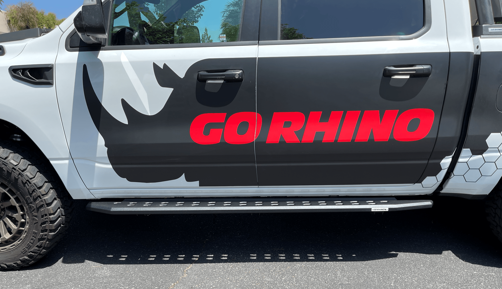 Go Rhino 69430687SPC 2019 - 2024 Dodge Ram 1500 RB Series RB20 Slim Line Running Boards with Mounting Bracket Kit - Rugged Truck Gear