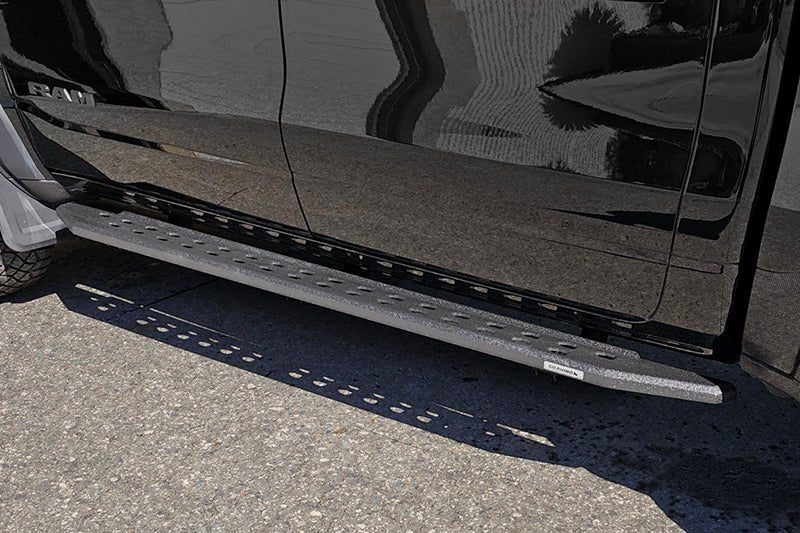 Go Rhino 69430687ST 2019 - 2024 Dodge Ram 1500 RB Series RB20 Slim Line Running Boards with Mounting Bracket Kit - Rugged Truck Gear