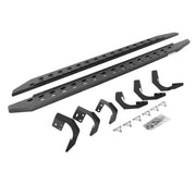 Go Rhino 69430687ST 2019 - 2024 Dodge Ram 1500 RB Series RB20 Slim Line Running Boards with Mounting Bracket Kit - Rugged Truck Gear
