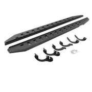 Go Rhino 69442568ST 2018 - 2024 Toyota 4Runner SR5 Premium/TRD Off - Road/TRD Off - Road Premium/TRD Pro RB Series RB20 Slim Line Running Boards with Mounting Bracket Kit - Rugged Truck Gear