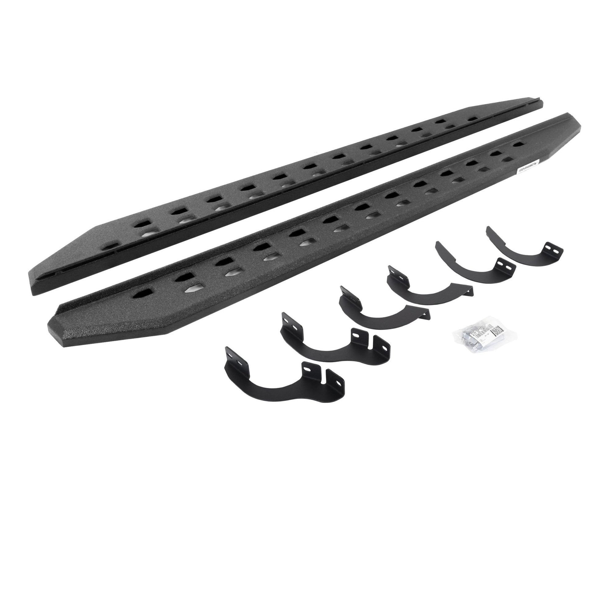 Go Rhino 69442568ST 2018 - 2024 Toyota 4Runner SR5 Premium/TRD Off - Road/TRD Off - Road Premium/TRD Pro RB Series RB20 Slim Line Running Boards with Mounting Bracket Kit - Rugged Truck Gear