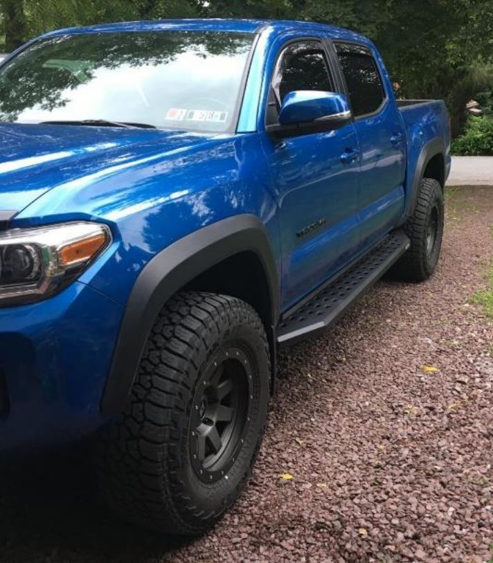 Go Rhino 69442987PC 2005 - 2023 Toyota Tacoma RB Series RB20 Running Boards with Mounting Bracket Kit - Rugged Truck Gear
