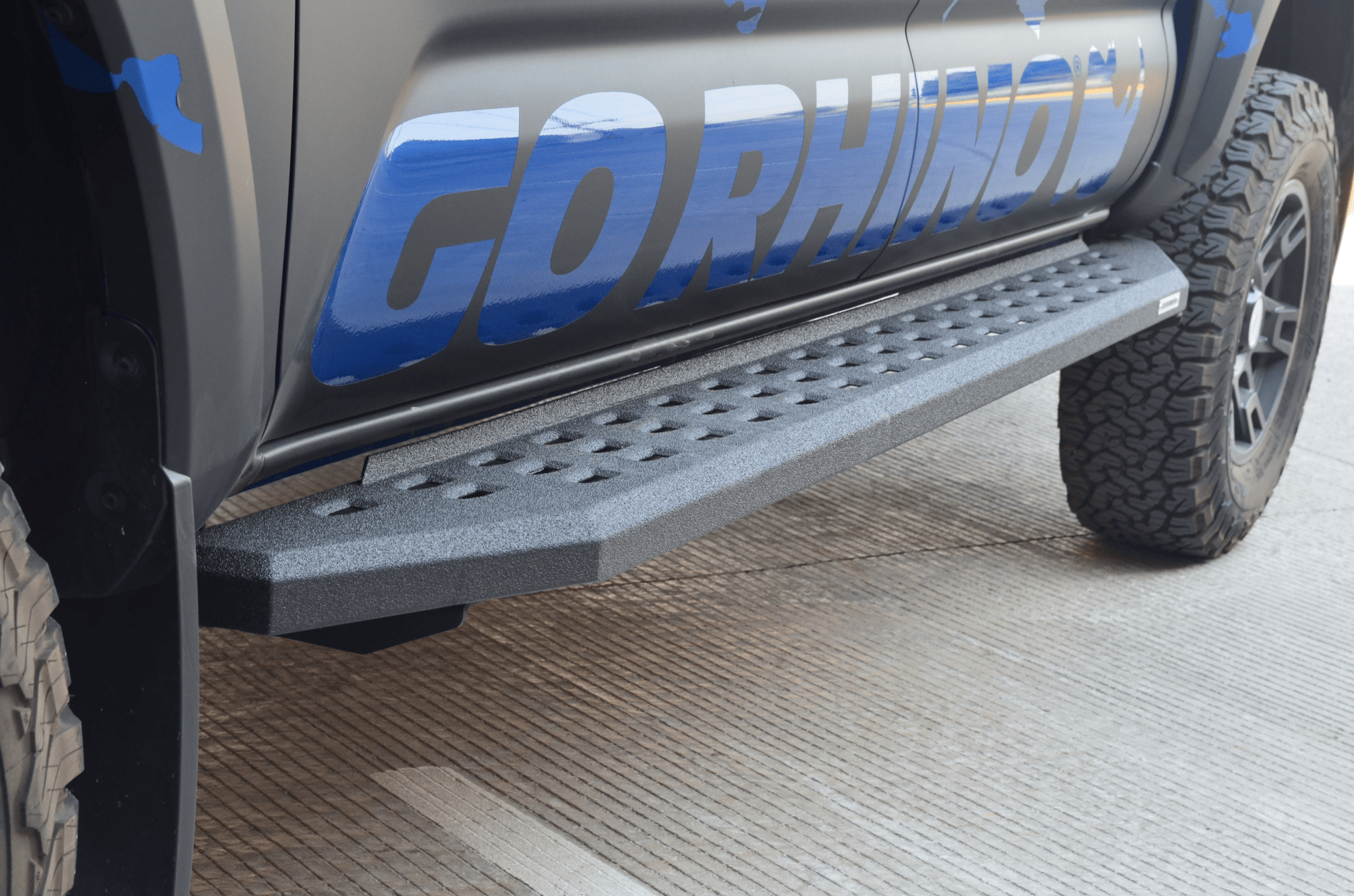 Go Rhino 69442987T 2005 - 2023 Toyota Tacoma RB Series RB20 Running Boards with Mounting Bracket Kit - Rugged Truck Gear
