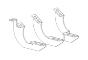 Go Rhino 6944326 2024 Toyota Tacoma V - Series V3, RB Slim Side Steps - Mounting Brackets Only - Rugged Truck Gear