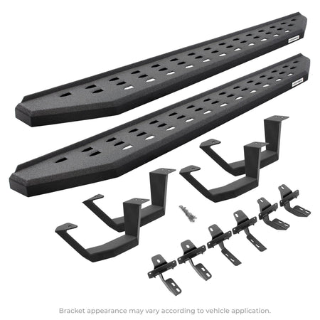 Go Rhino 6944358020T 2022 - 2024 Toyota Tundra RB Series RB20 Running Boards with Brackets, 2 Pairs Drop Steps Kit - Rugged Truck Gear