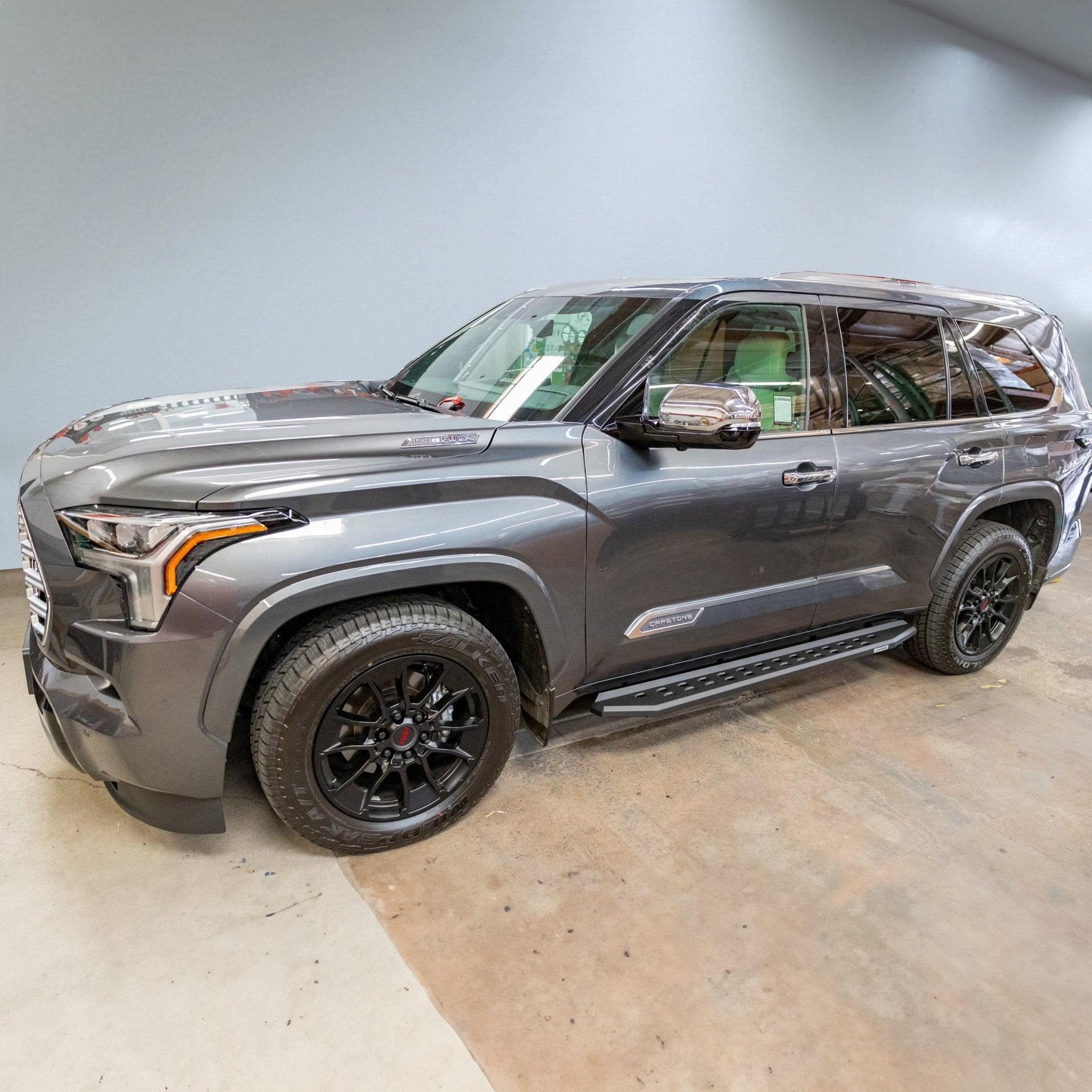 Go Rhino 69443973SPC 2023 - 2024 Toyota Sequoia Limited/Platinum/SR5/TRD Pro RB Series RB20 Slim Line Running Boards with Bracket Kit - Rugged Truck Gear