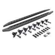 Go Rhino 69451687ST 2020 - 2024 Jeep Gladiator JT RB Series RB20 Slim Line Running Boards with Mounting Bracket Kit - Rugged Truck Gear