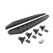 Go Rhino 69492748SPC 2018 - 2024 Jeep Wrangler JL RB Series RB20 Slim Line Running Boards with Mounting Bracket Kit - Rugged Truck Gear