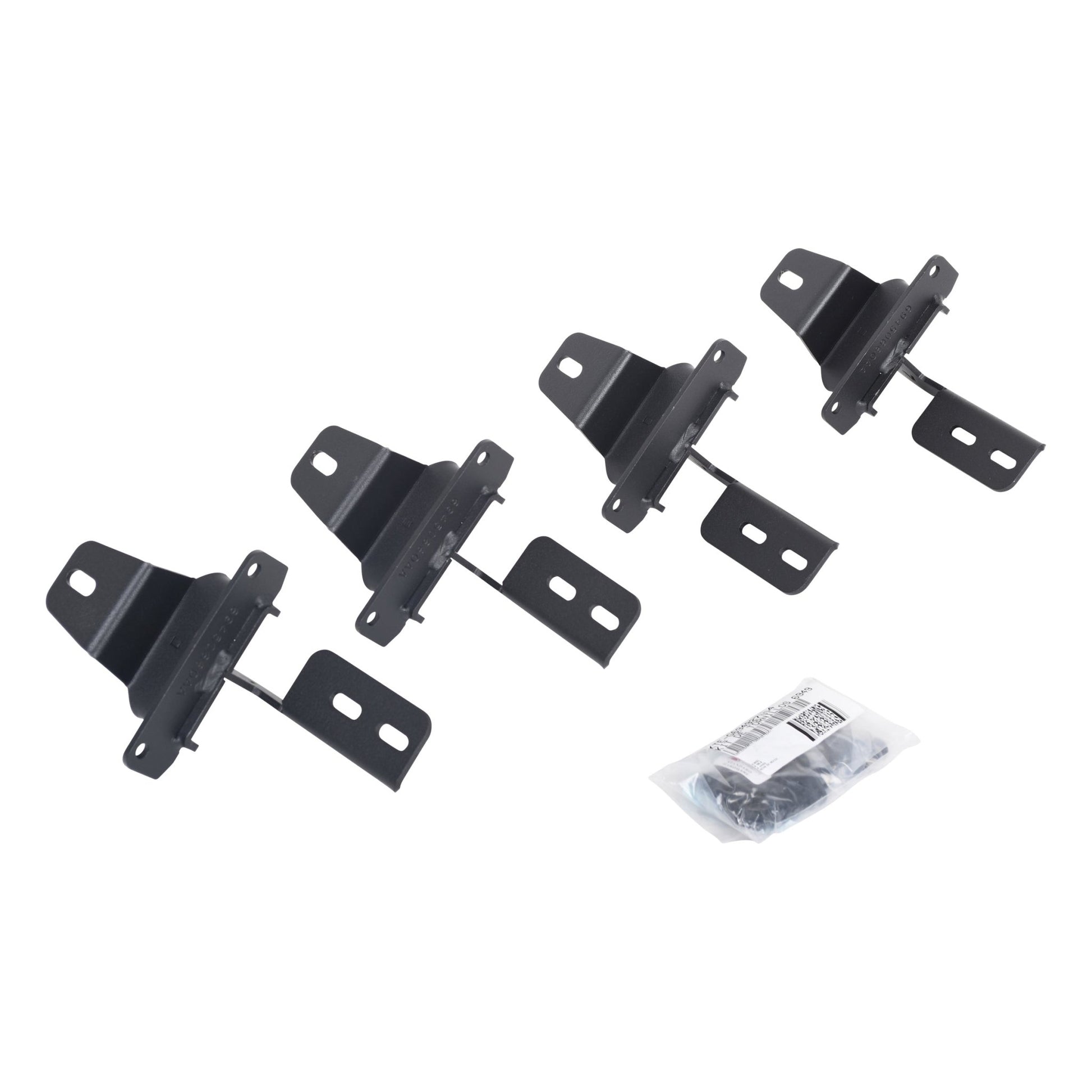 Go Rhino 6949276 2018 - 2024 Jeep Wrangler JL V - Series V3, RB30 and RB Slim Side Steps - Mounting Brackets Only - Rugged Truck Gear