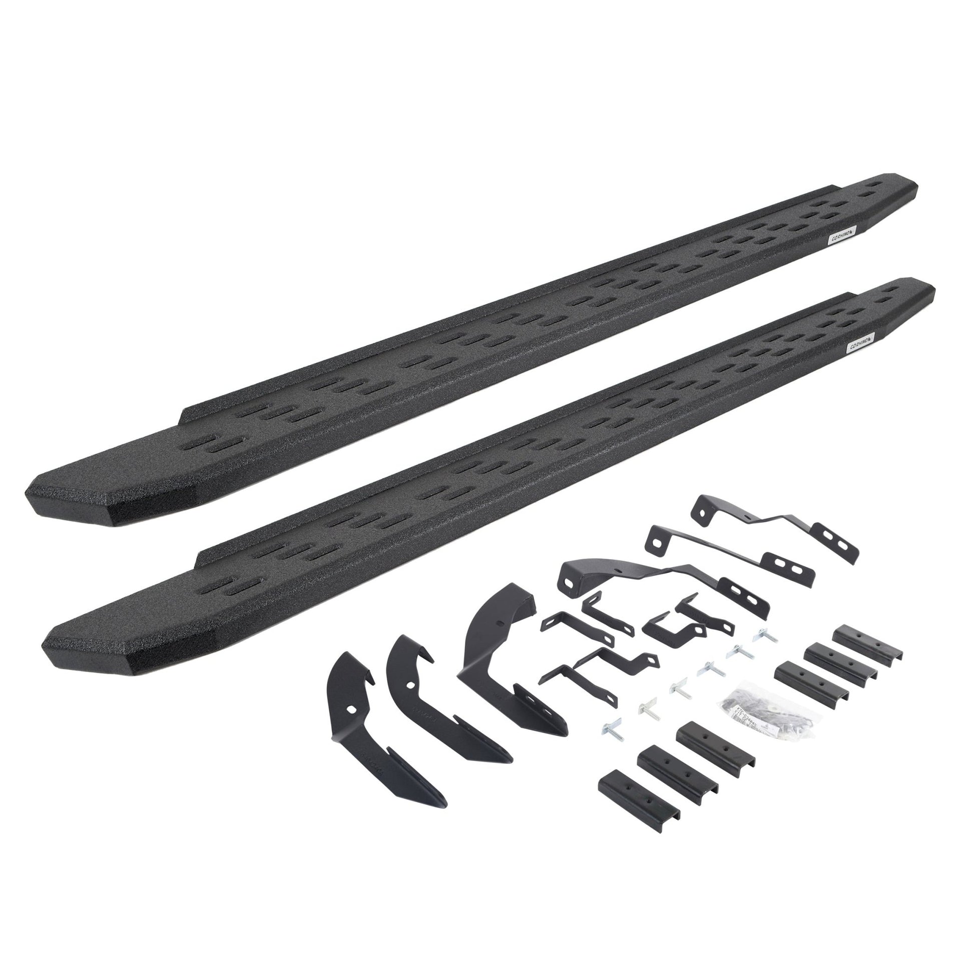 Go Rhino 69604280T 2015 - 2018 GMC Sierra 3500 HD RB Series RB30 Running Boards with Mounting Bracket Kit - Rugged Truck Gear