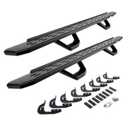 Go Rhino 6960478720PC 2014 - 2018 Chevy Silverado 1500 RB Series RB30 Running Boards with Mounting Brackets, 2 Pairs Drop Steps Kit - Rugged Truck Gear