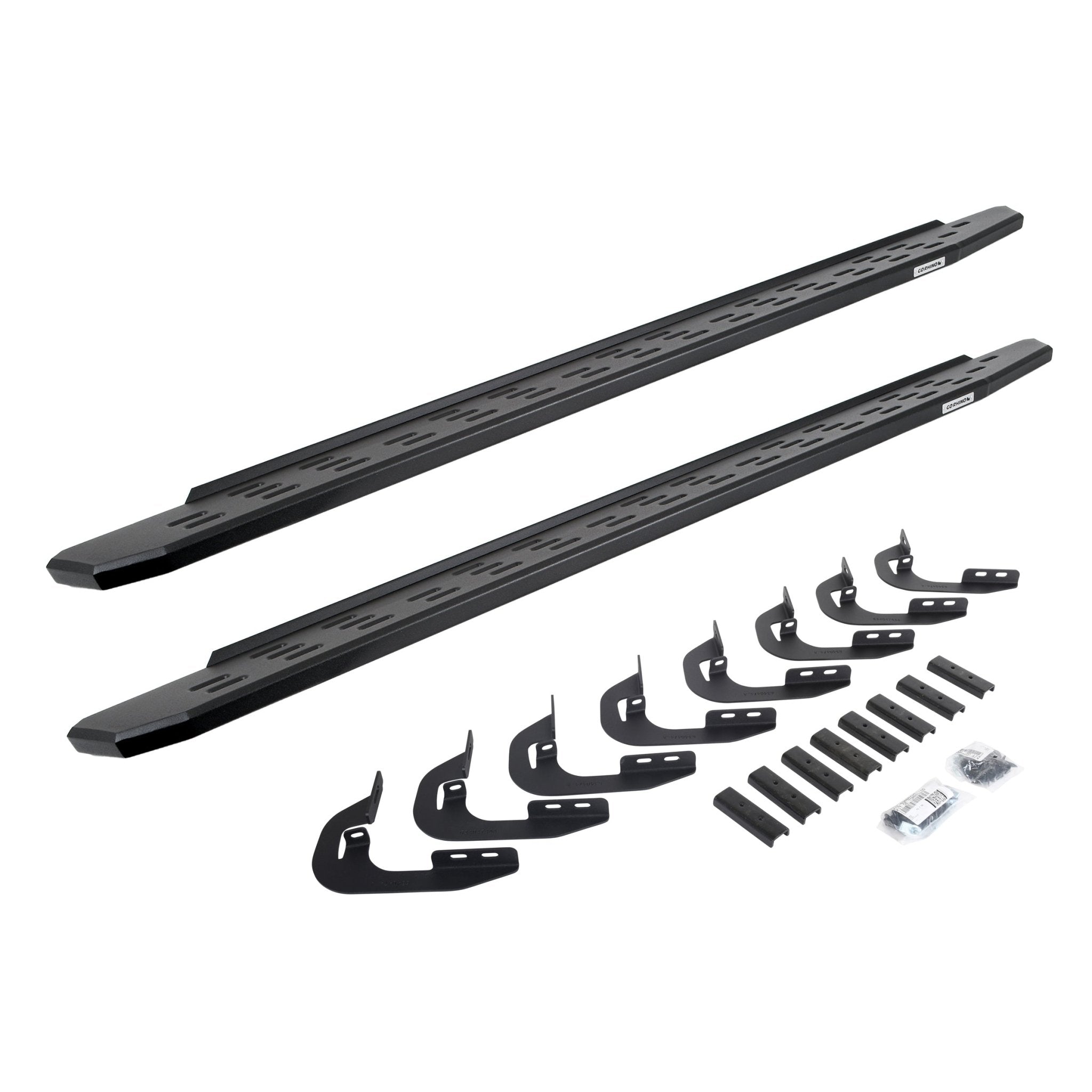 Go Rhino 69604787PC 2014 - 2018 Chevy Silverado 1500 RB Series RB30 Running Boards with Mounting Bracket Kit - Rugged Truck Gear