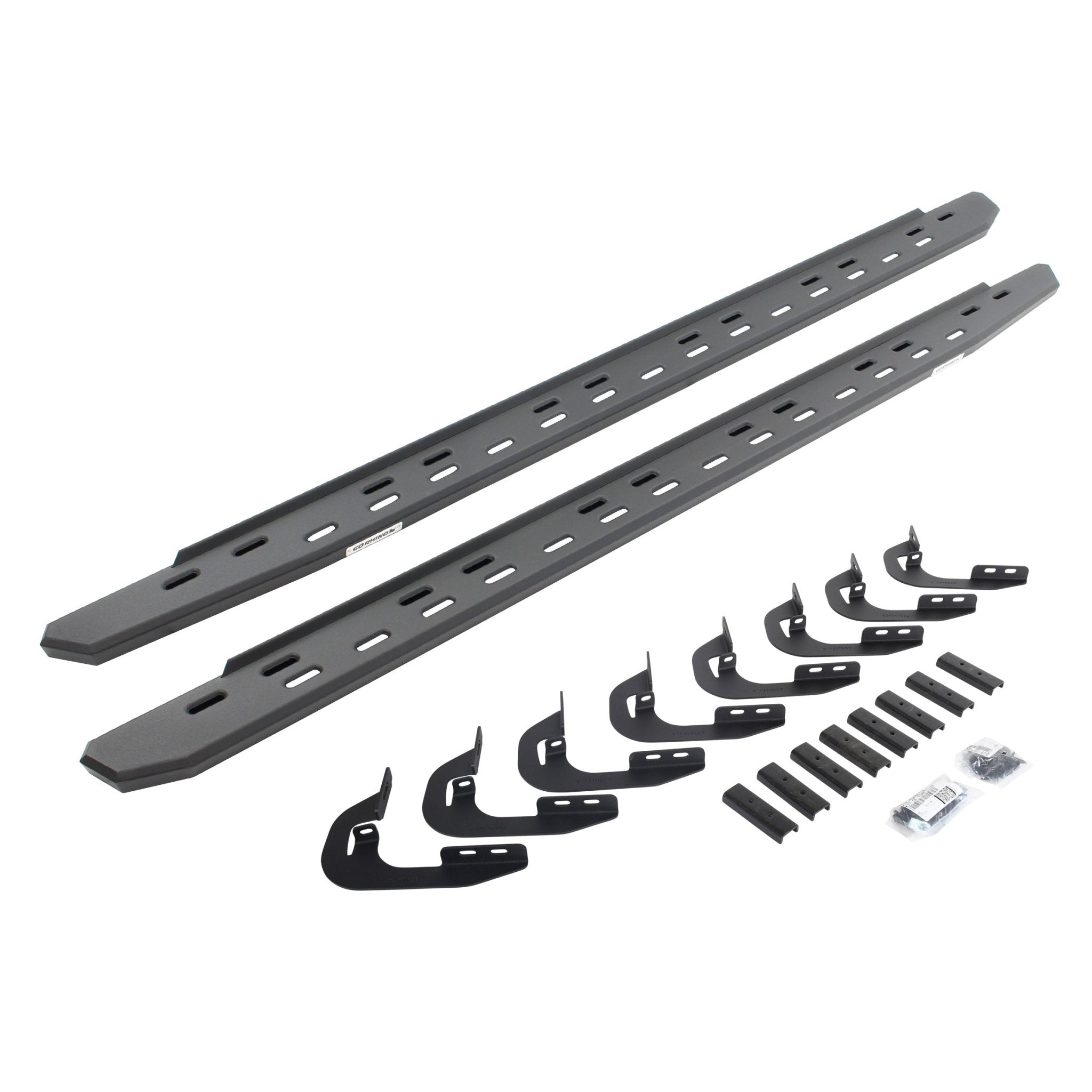 Go Rhino 69604787SPC 2014 - 2018 Chevy Silverado 1500 RB Series RB30 Slim Line Running Boards with Mounting Bracket Kit - Rugged Truck Gear