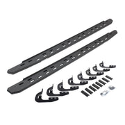 Go Rhino 69604787ST 2015 - 2019 GMC Sierra 2500/3500 HD RB Series RB30 Slim Line Running Boards with Mounting Bracket Kit - Rugged Truck Gear