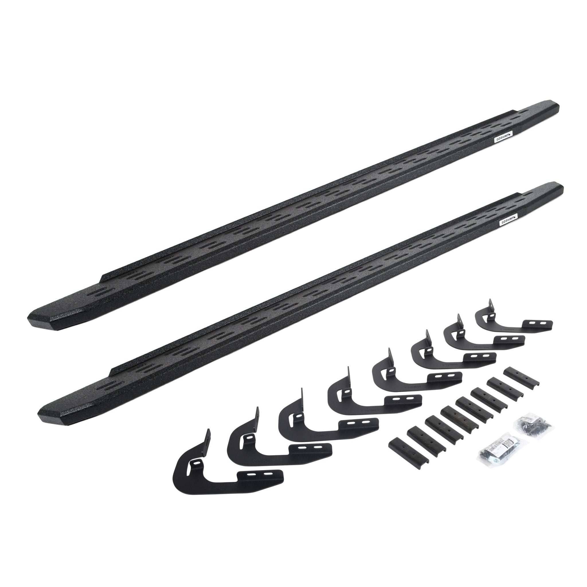 Go Rhino 69604787T 2014 - 2018 Chevy Silverado 1500 RB Series RB30 Running Boards with Mounting Bracket Kit - Rugged Truck Gear