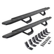 Go Rhino 6960488020PC 2019 - 2024 Chevy Silverado 1500 RB Series RB30 Running Boards with Mounting Brackets, 2 Pairs Drop Steps Kit - Rugged Truck Gear