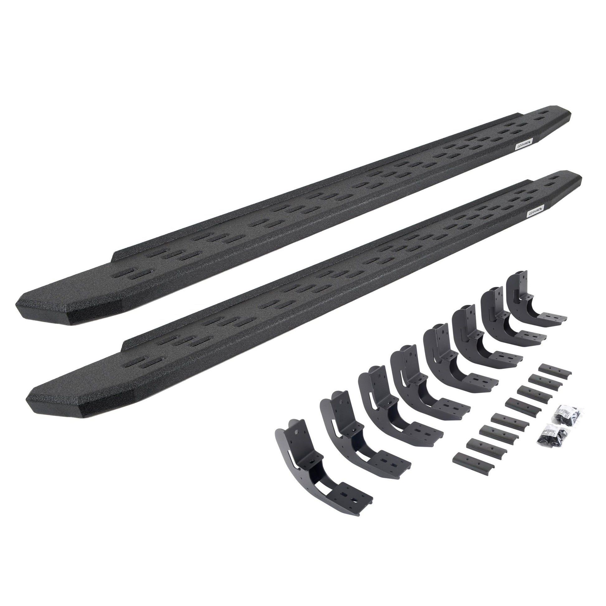 Go Rhino 69604880T 2019 - 2024 Chevy Silverado 1500 RB Series RB30 Running Boards with Mounting Bracket Kit - Rugged Truck Gear