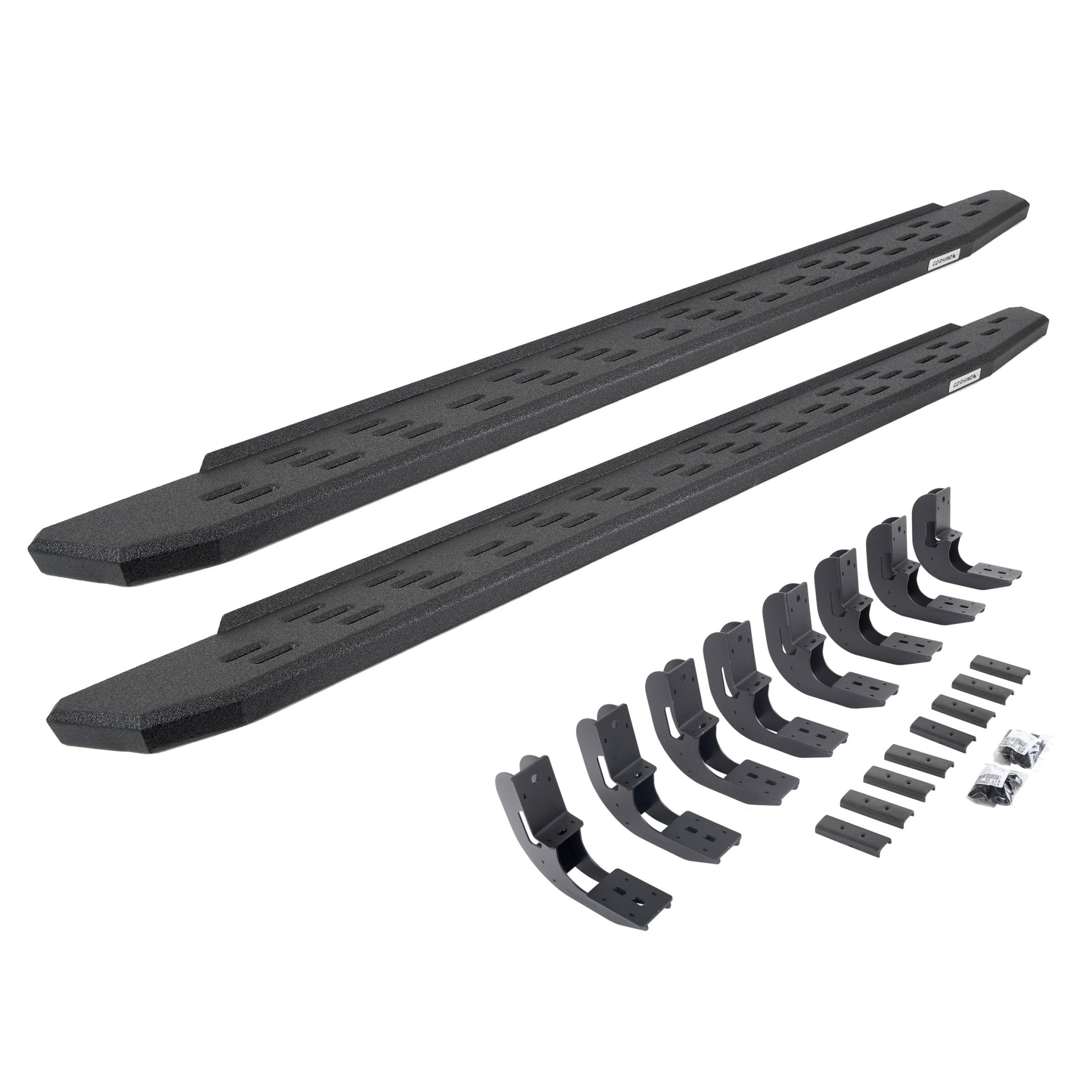 Go Rhino 69604880T 2019 - 2024 Chevy Silverado 1500 RB Series RB30 Running Boards with Mounting Bracket Kit - Rugged Truck Gear