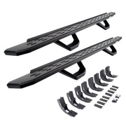 Go Rhino 6960488720PC 2019 - 2024 Chevy Silverado 1500 RB Series RB30 Running Boards with Mounting Brackets, 2 Pairs Drop Steps Kit - Rugged Truck Gear