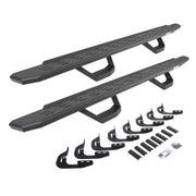 Go Rhino 6960588020T 2015 - 2018 GMC Sierra 3500 HD RB Series RB30 Running Boards with Mounting Brackets, 2 Pairs Drop Steps Kit - Rugged Truck Gear