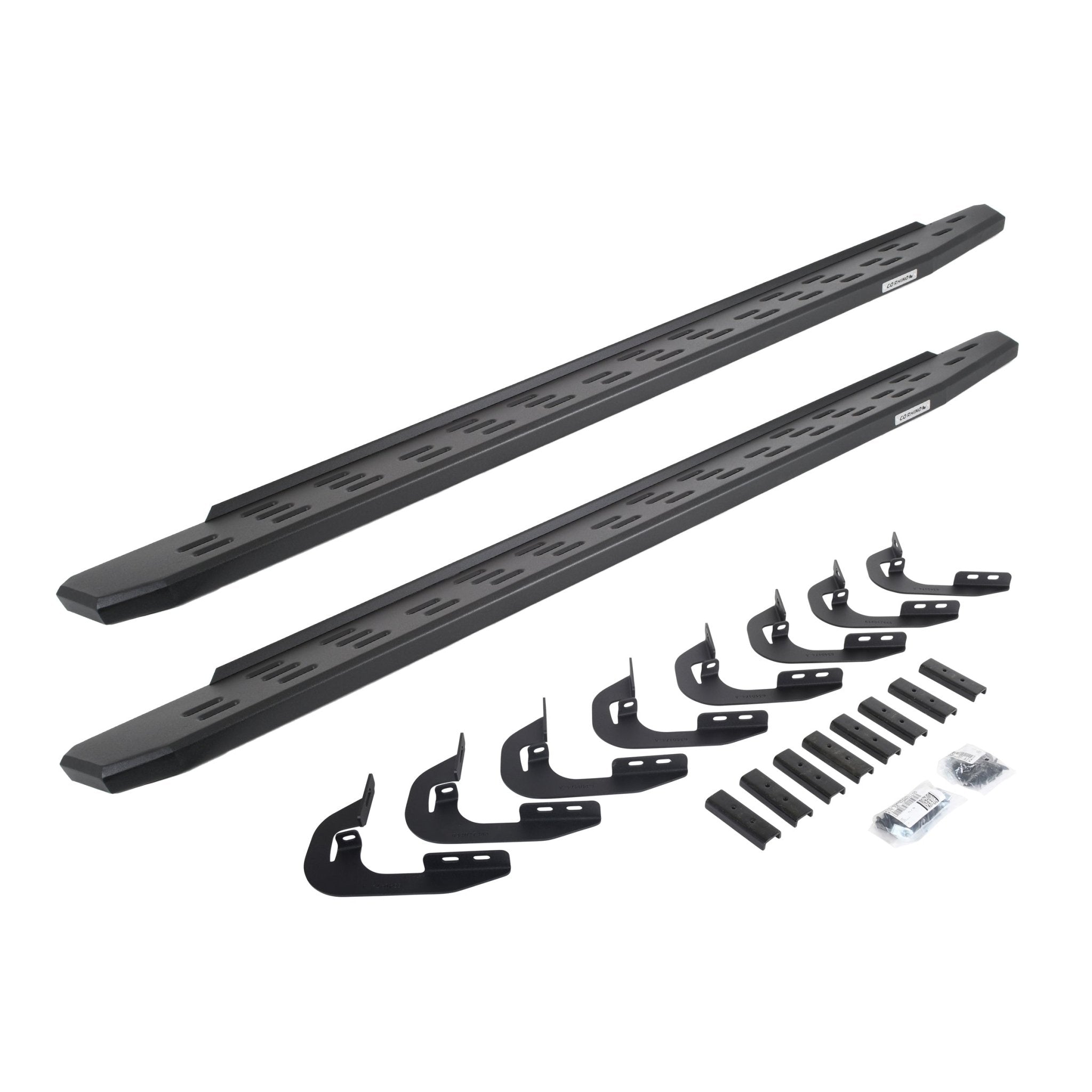 Go Rhino 69605880PC 2014 - 2019 Chevy Silverado 1500 RB Series RB30 Running Boards with Mounting Bracket Kit - Rugged Truck Gear