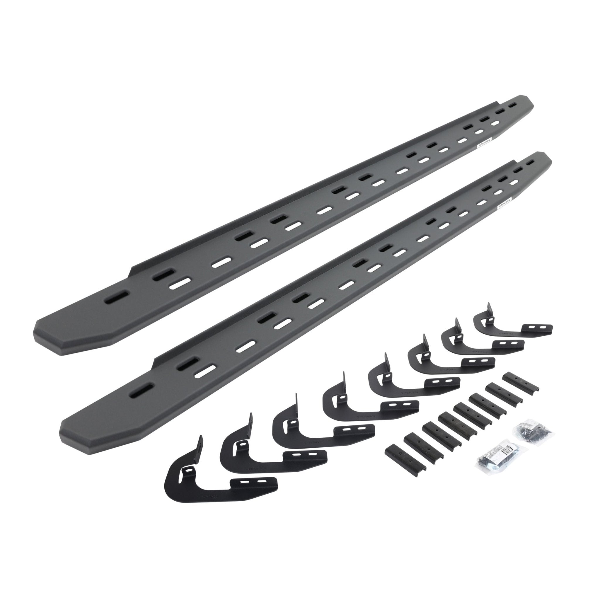 Go Rhino 69605880SPC 2014 - 2019 Chevy Silverado 1500 RB Series RB30 Slim Line Running Boards with Mounting Bracket Kit - Rugged Truck Gear