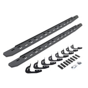 Go Rhino 69605880ST 2014 - 2019 Chevy Silverado 1500 RB Series RB30 Slim Line Running Boards with Mounting Bracket Kit - Rugged Truck Gear