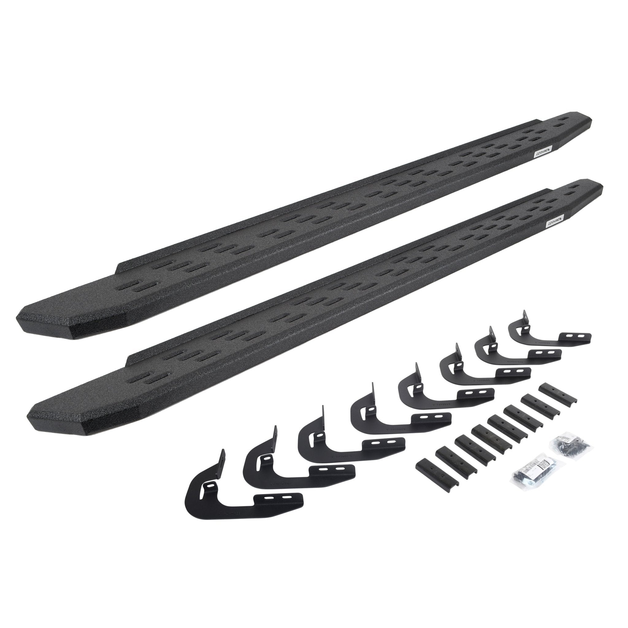 Go Rhino 69605880T 2014 - 2019 Chevy Silverado 1500 RB Series RB30 Running Boards with Mounting Bracket Kit - Rugged Truck Gear