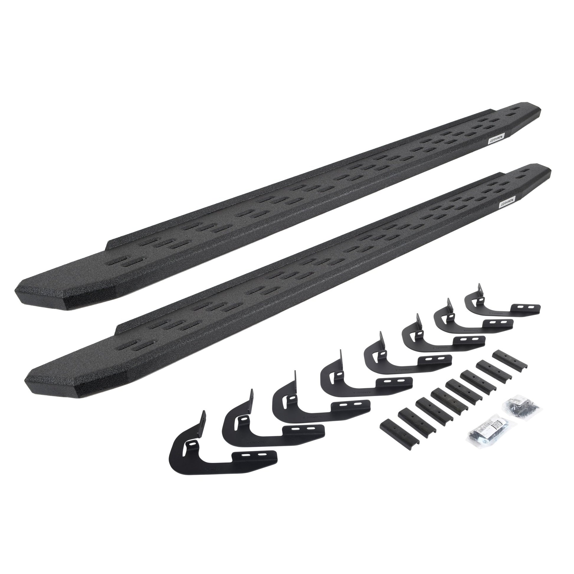 Go Rhino 69605880T 2015 - 2018 GMC Sierra 3500 HD RB Series RB30 Running Boards with Mounting Bracket Kit - Rugged Truck Gear