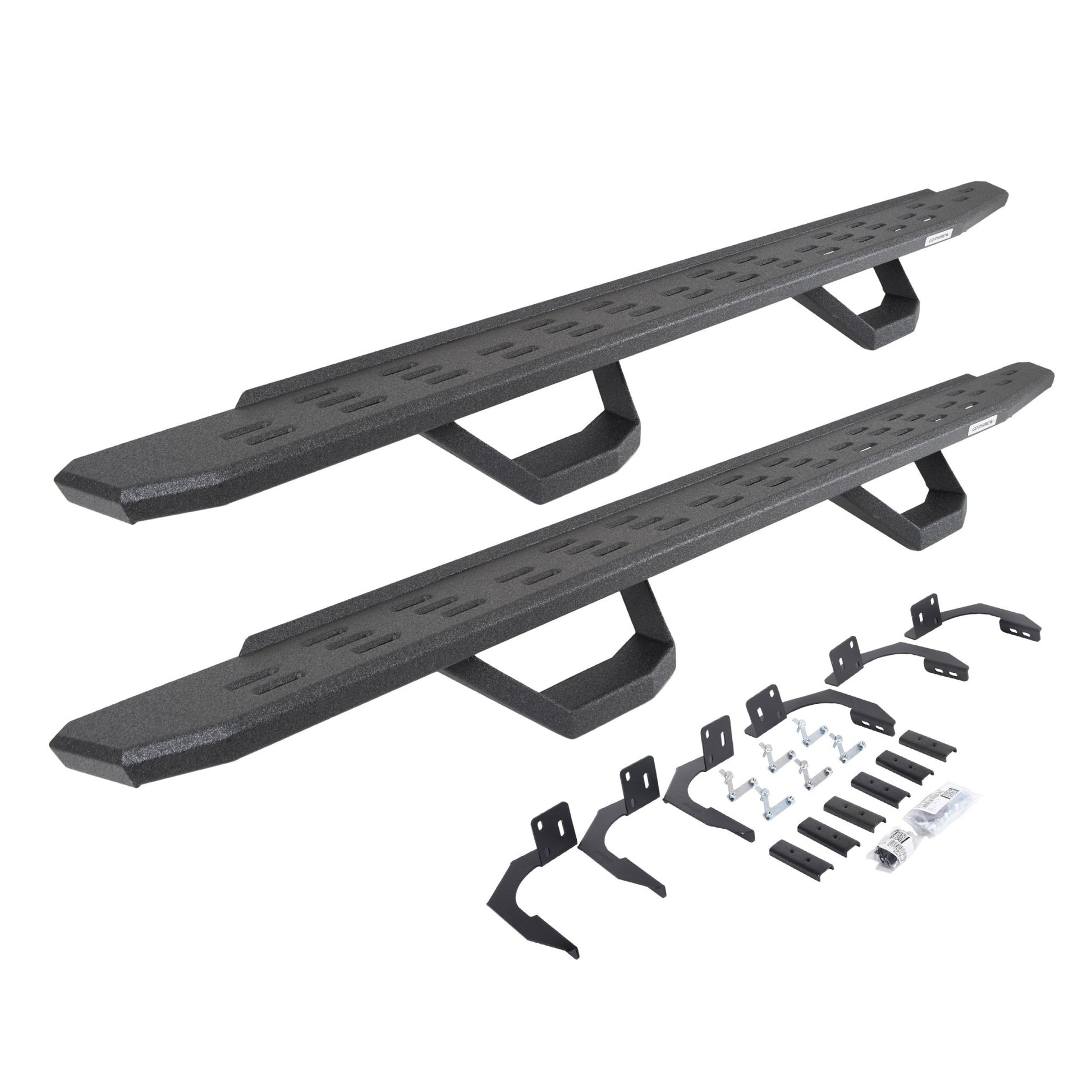 Go Rhino 6960998020T 2009 - 2014 Dodge Ram 1500 RB Series RB30 Running Boards with Mounting Brackets, 2 Pairs Drop Steps Kit - Rugged Truck Gear