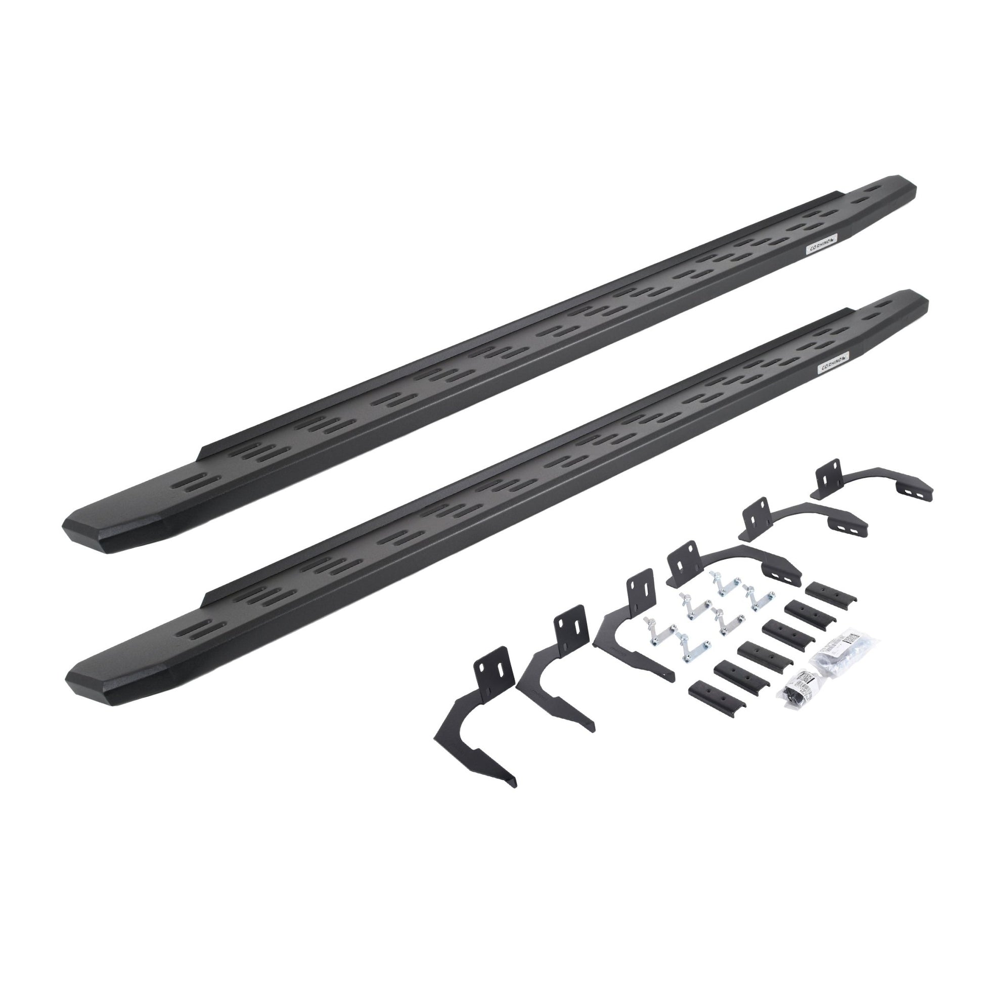 Go Rhino 69609980PC 2009 - 2014 Dodge Ram 1500 RB Series RB30 Running Boards with Mounting Bracket Kit - Rugged Truck Gear