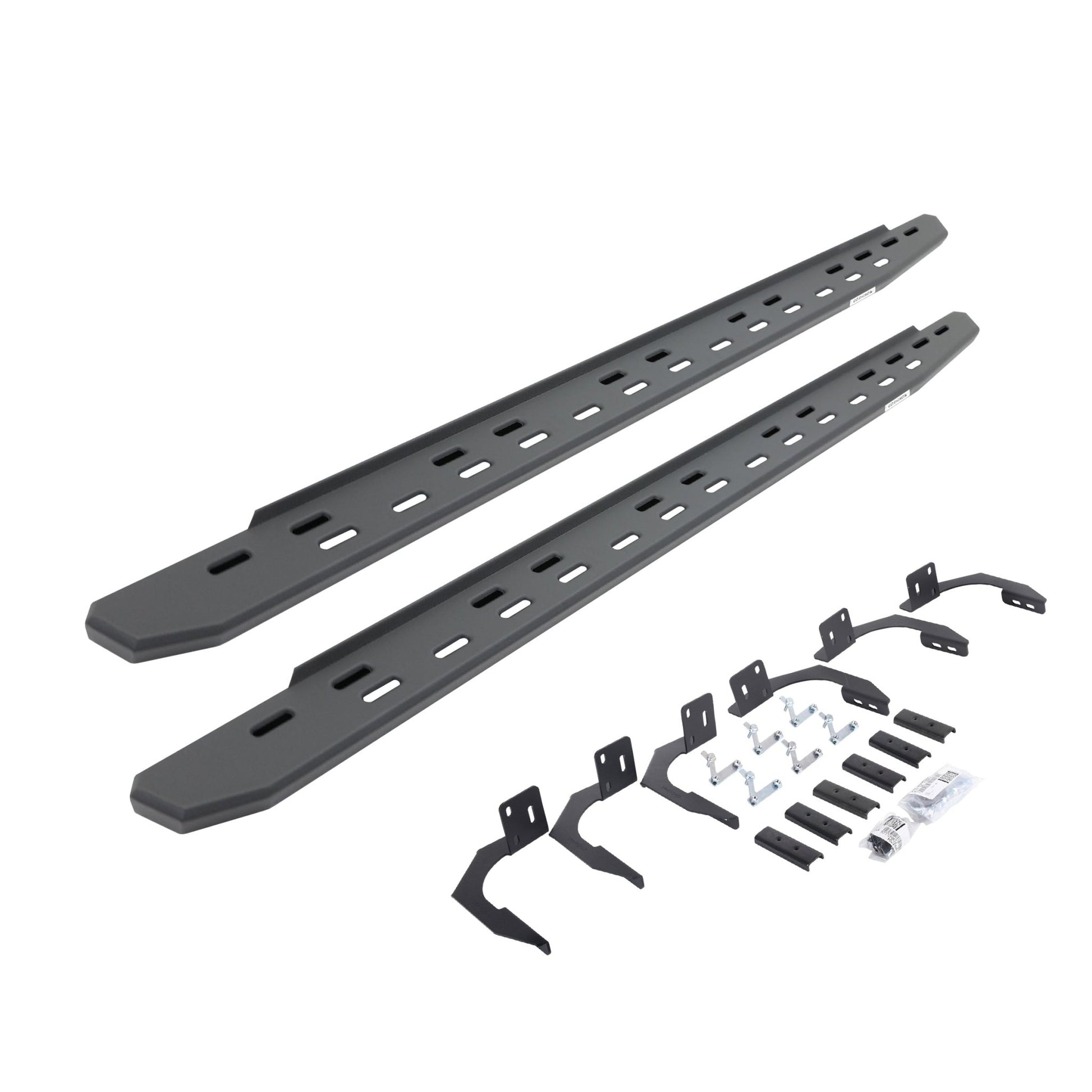 Go Rhino 69609980SPC 2009 - 2014 Dodge Ram 1500 RB Series RB30 Slim Line Running Boards with Mounting Bracket Kit - Rugged Truck Gear