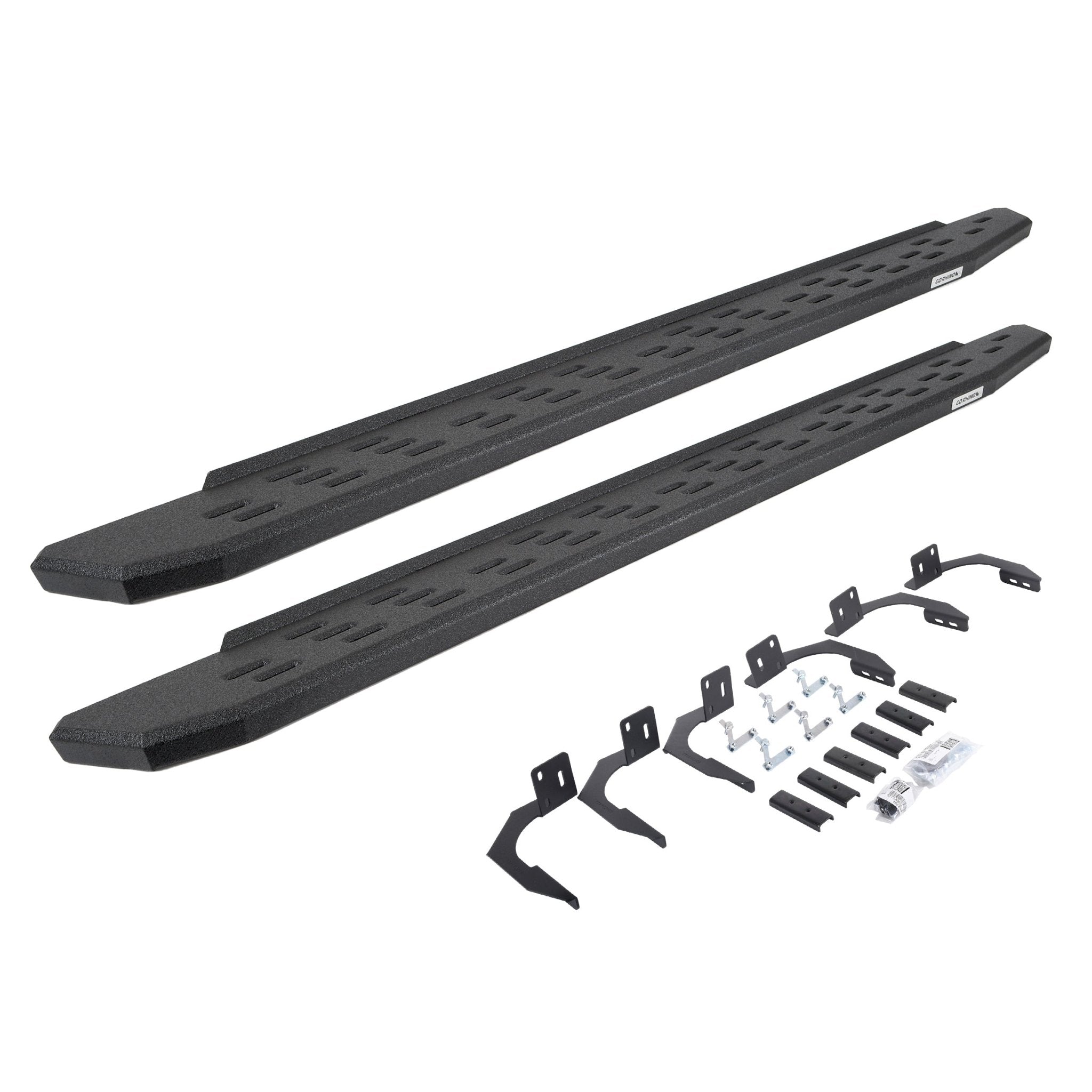 Go Rhino 69609980T 2009 - 2014 Dodge Ram 1500 RB Series RB30 Running Boards with Mounting Bracket Kit - Rugged Truck Gear