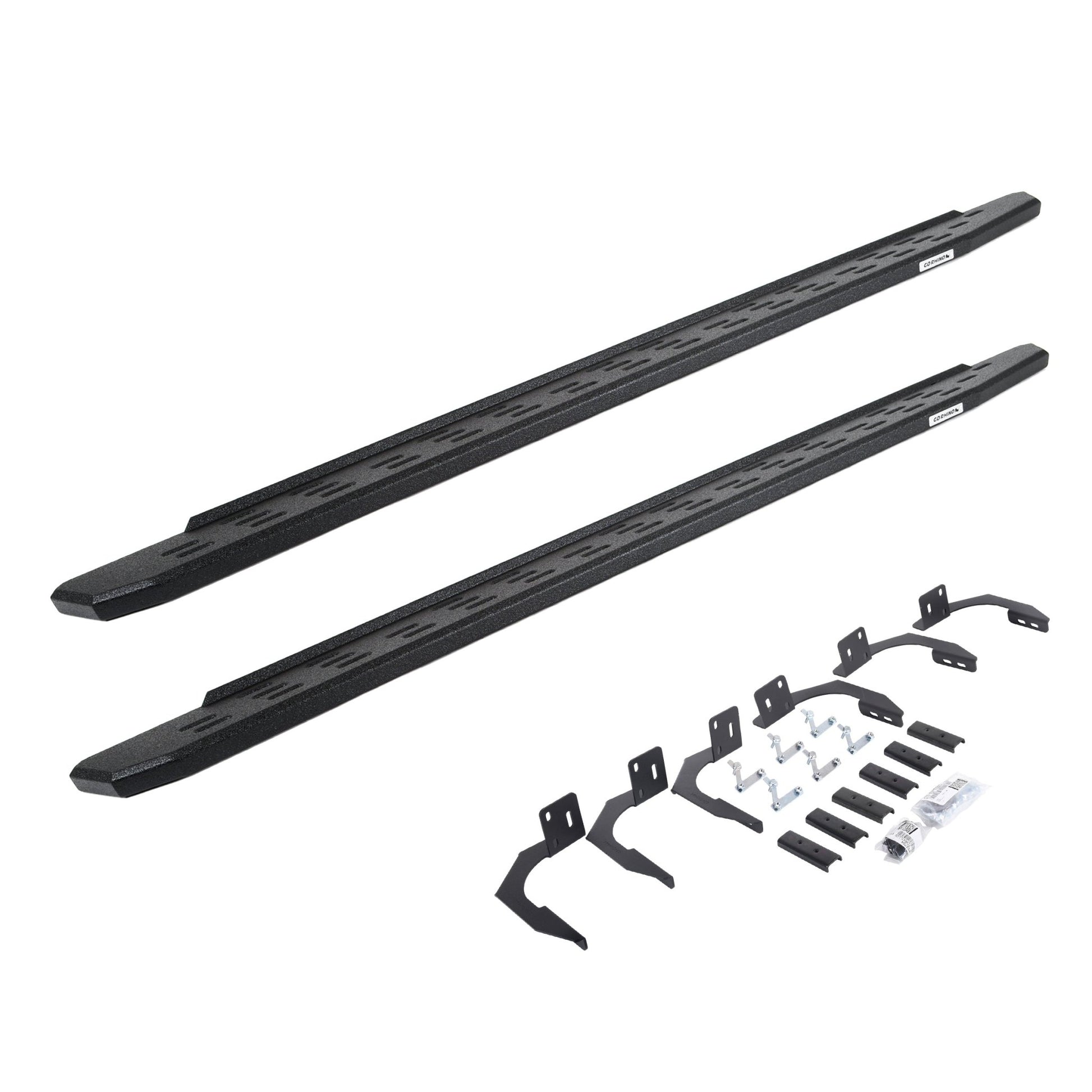Go Rhino 69610687T 2010 - 2024 Dodge Ram 2500/3500 RB Series RB30 Running Boards with Mounting Bracket Kit - Rugged Truck Gear