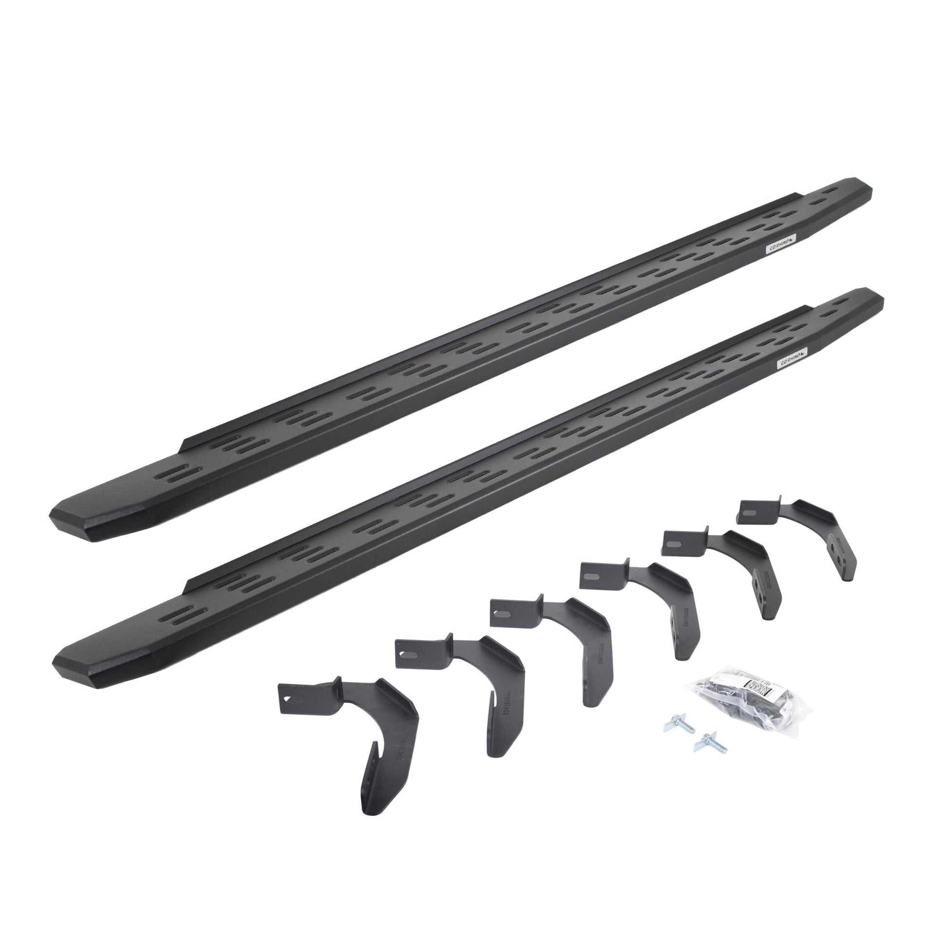 Go Rhino 69612680PC 2004 - 2014 Ford F150 FX4/Lariat/STX/XL/XLT RB Series RB30 Running Boards with Mounting Bracket Kit - Rugged Truck Gear