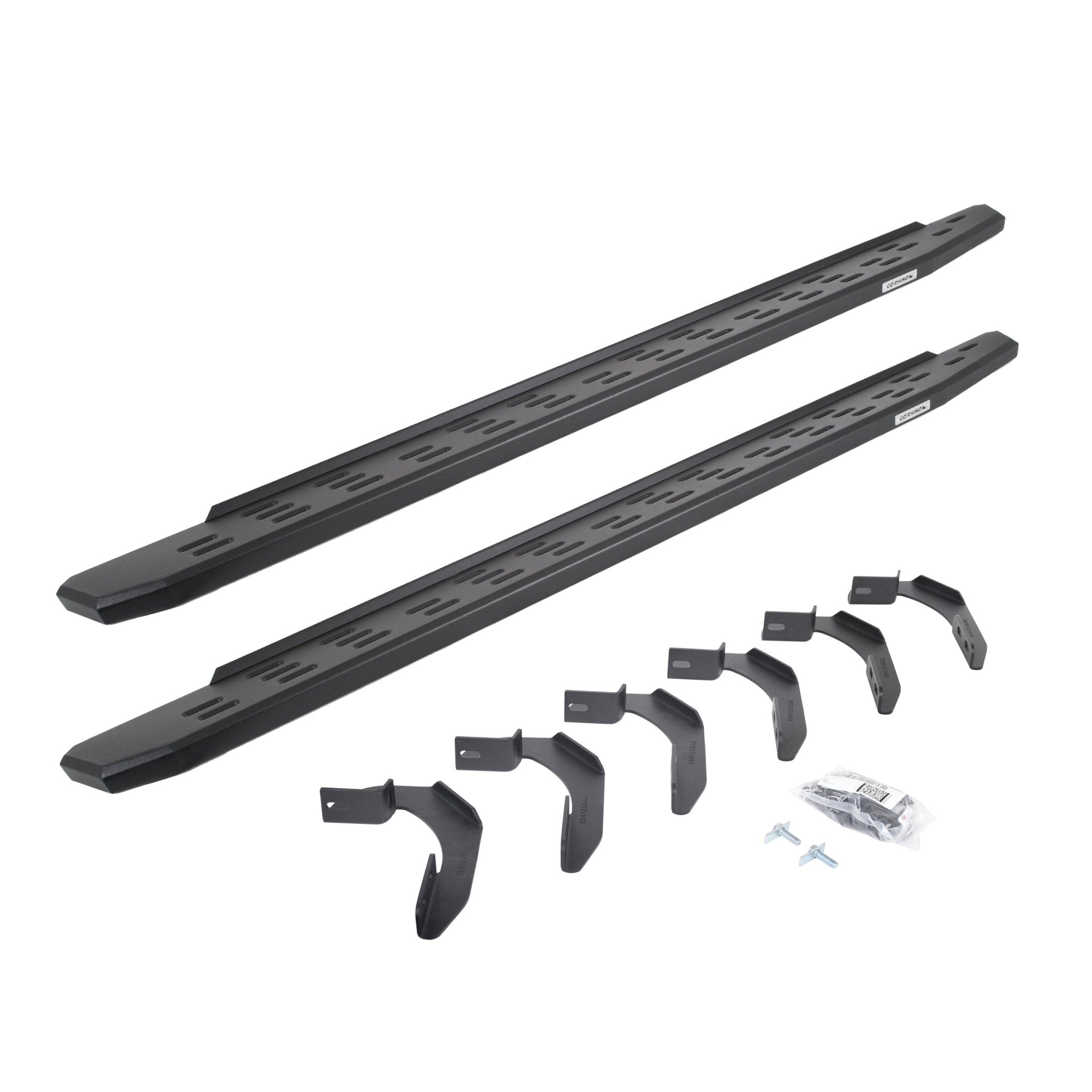 Go Rhino 69612680PC 2004 - 2014 Ford F150 FX4/Lariat/STX/XL/XLT RB Series RB30 Running Boards with Mounting Bracket Kit - Rugged Truck Gear
