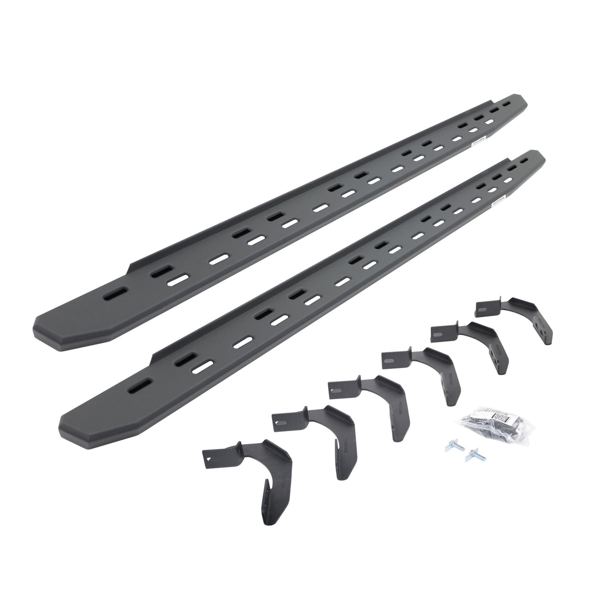 Go Rhino 69612680SPC 2004 - 2014 Ford F150 FX4/Lariat/STX/XL/XLT RB Series RB30 Slim Line Running Boards with Mounting Bracket Kit - Rugged Truck Gear