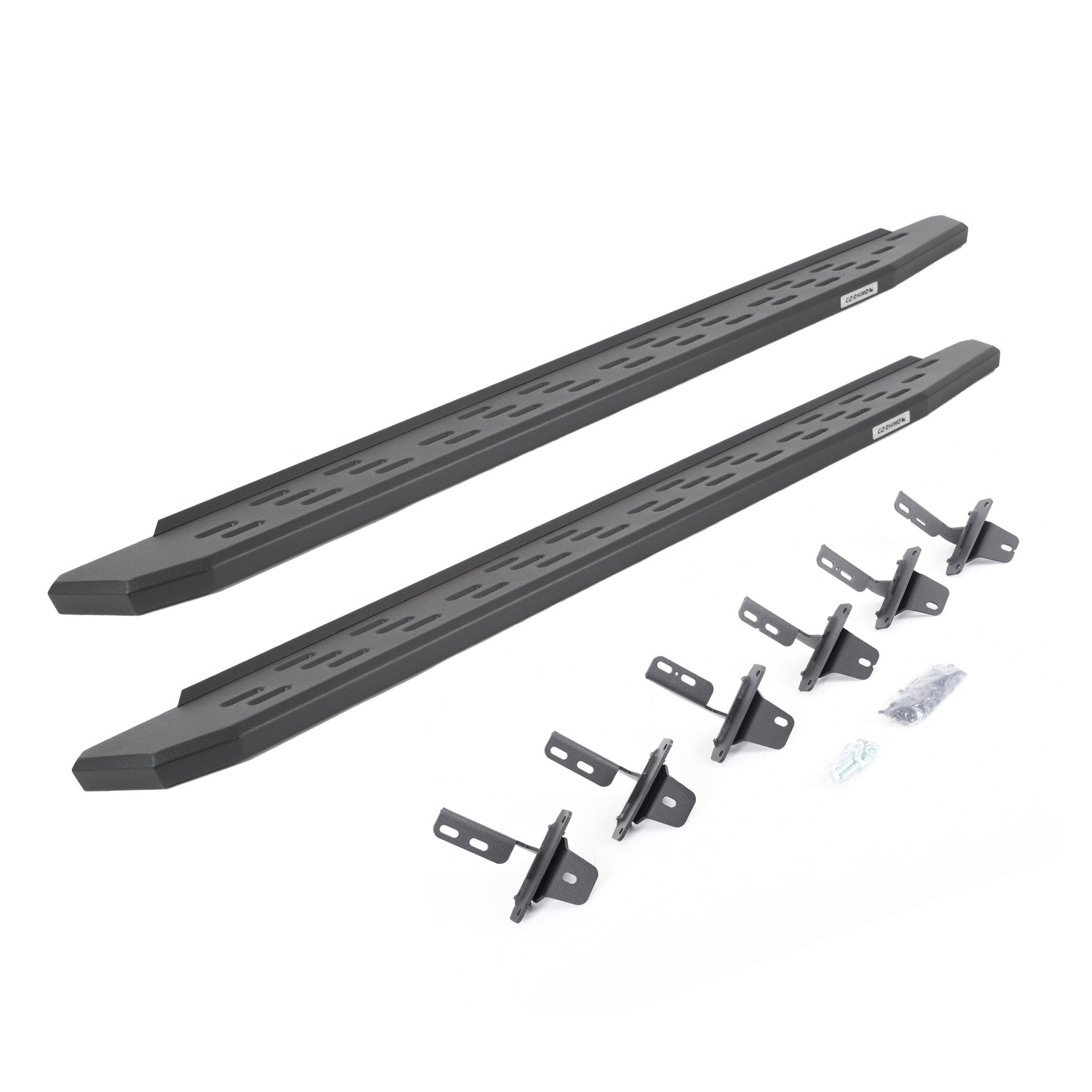 Go Rhino 69612973PC 2021 - 2024 Ford Bronco RB Series RB30 Running Boards with Mounting Bracket Kit - Rugged Truck Gear