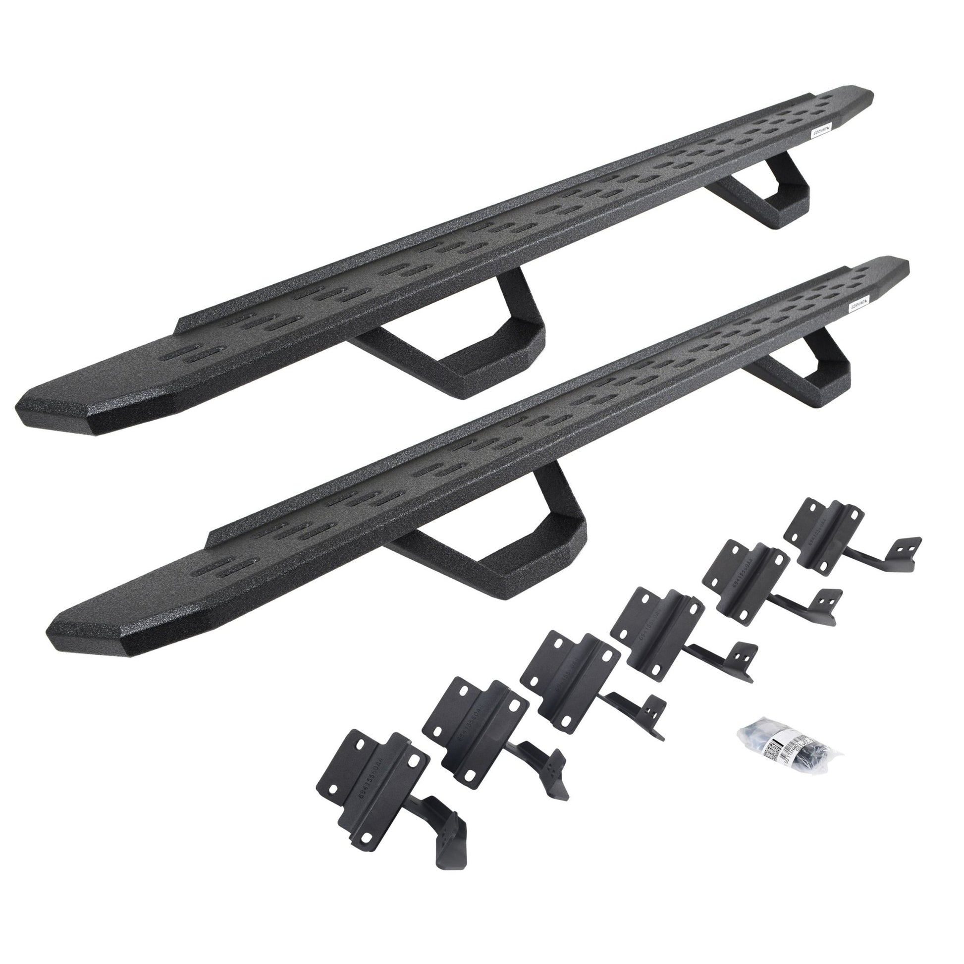 Go Rhino 6961508720T 2004 - 2014 Ford F150 FX4/Lariat/XLT RB Series RB30 Running Boards with Mounting Brackets, 2 Pairs Drop Steps Kit - Rugged Truck Gear