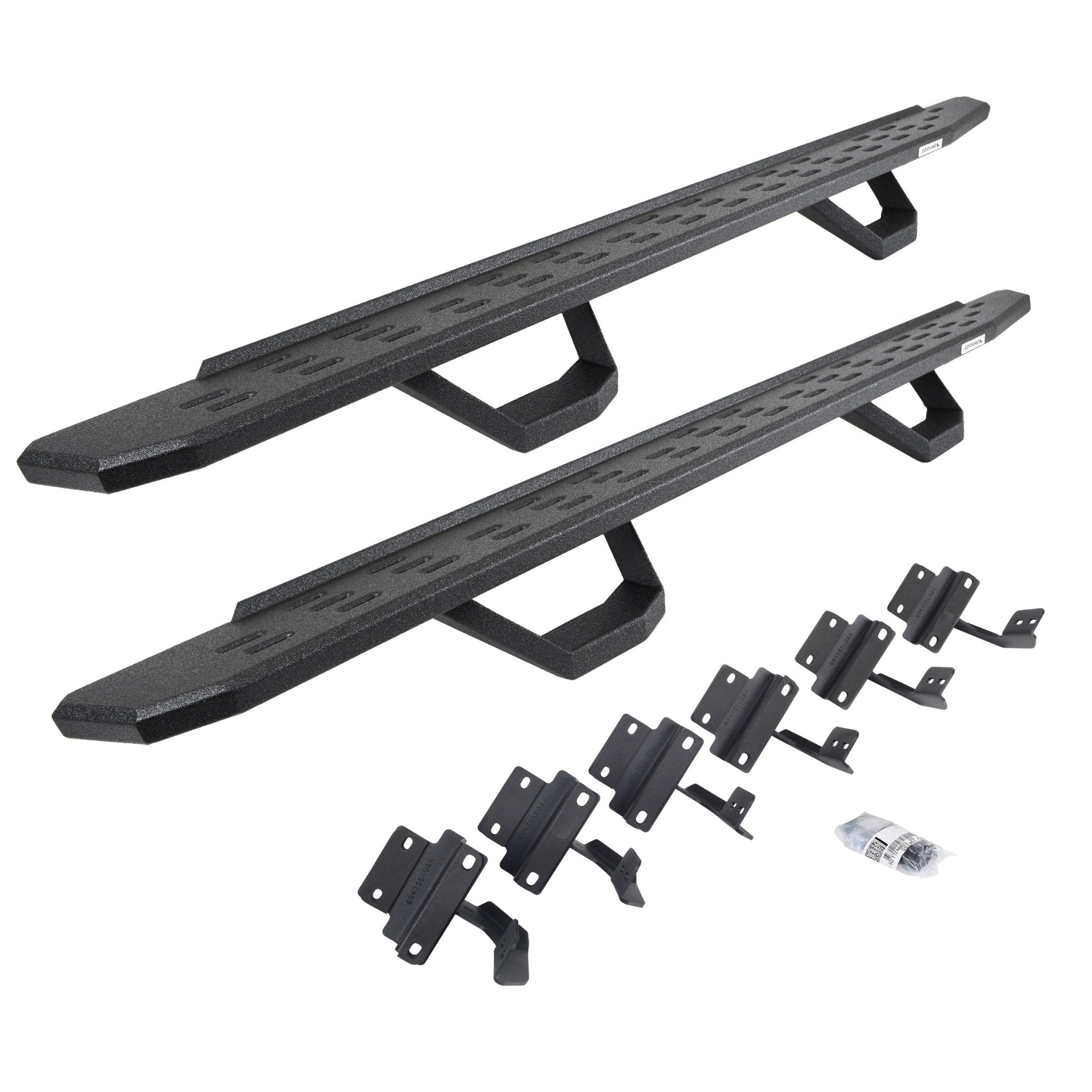 Go Rhino 6961508720T 2011 - 2014 Ford F150 FX2/King Ranch/Platinum/SVT Raptor/XL RB Series RB30 Running Boards with Mounting Brackets, 2 Pairs Drop Steps Kit - Rugged Truck Gear