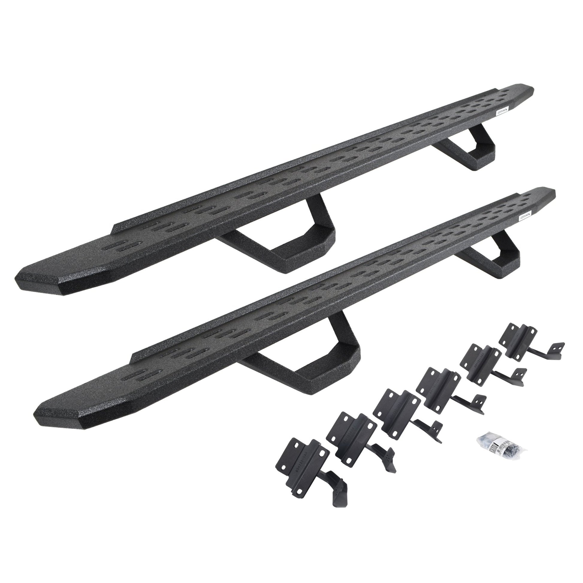 Go Rhino 6961558720T 2015 - 2024 Ford F150 King Ranch/Lariat/Platinum/XL/XLT RB Series RB30 Running Boards with Mounting Brackets, 2 Pairs Drop Steps Kit - Rugged Truck Gear
