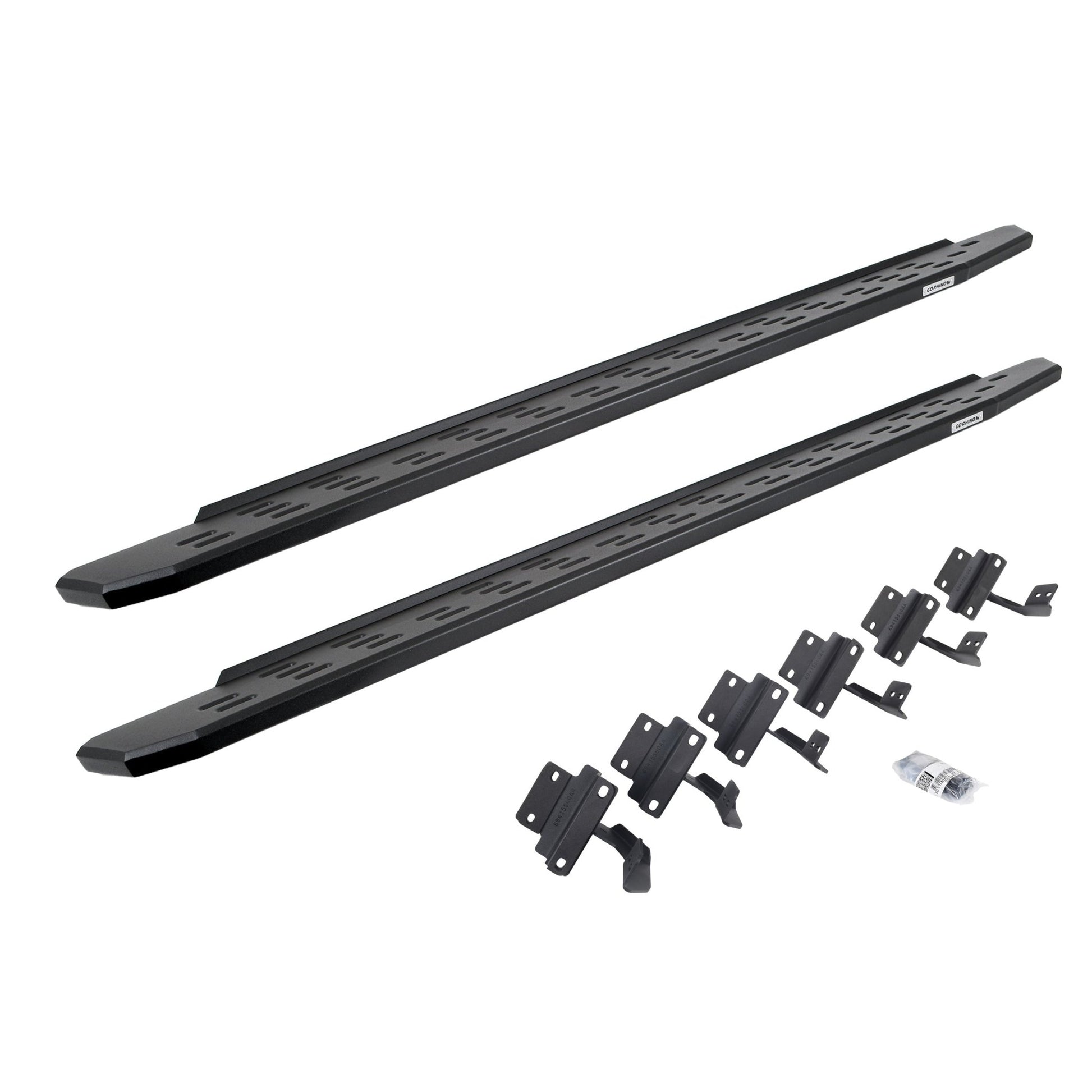 Go Rhino 69615587PC 2017 - 2023 Ford F150 Limited RB Series RB30 Running Boards with Mounting Bracket Kit - Rugged Truck Gear