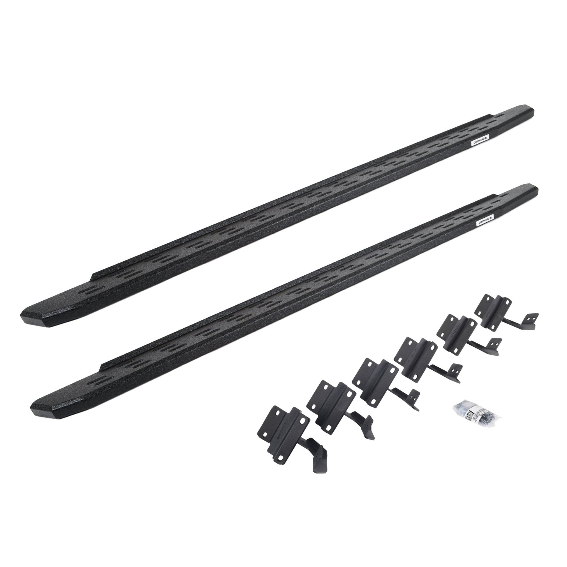 Go Rhino 69615587T 2017 - 2023 Ford F150 Limited RB Series RB30 Running Boards with Mounting Bracket Kit - Rugged Truck Gear