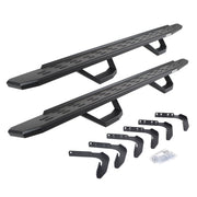 Go Rhino 6961768020PC 1999 - 2016 Ford F250/F350 Super Duty RB Series RB30 Running Boards with Mounting Brackets, 2 Pairs Drop Steps Kit - Rugged Truck Gear