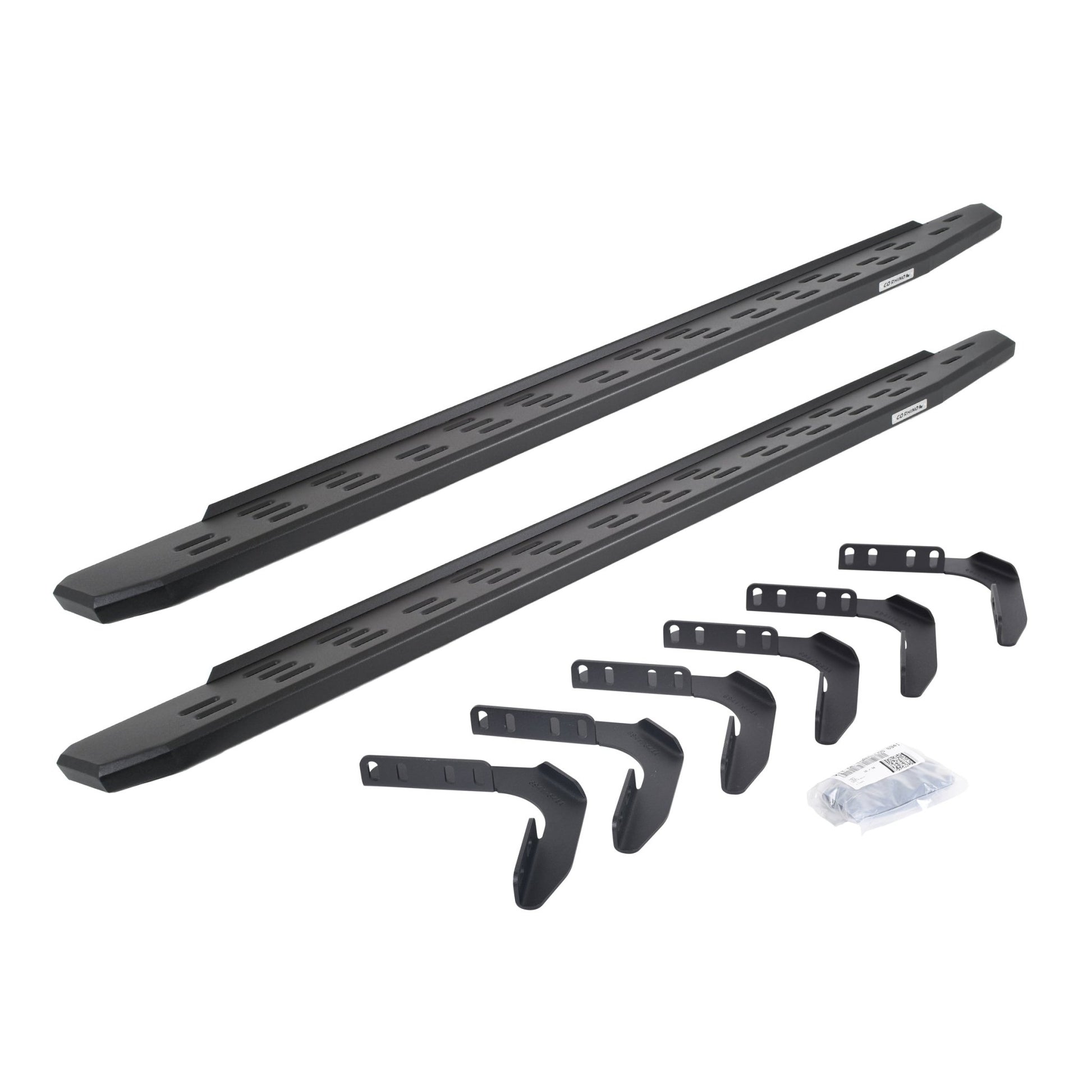 Go Rhino 69617680PC 1999 - 2016 Ford F250/F350 Super Duty RB Series RB30 Running Boards with Mounting Bracket Kit - Rugged Truck Gear