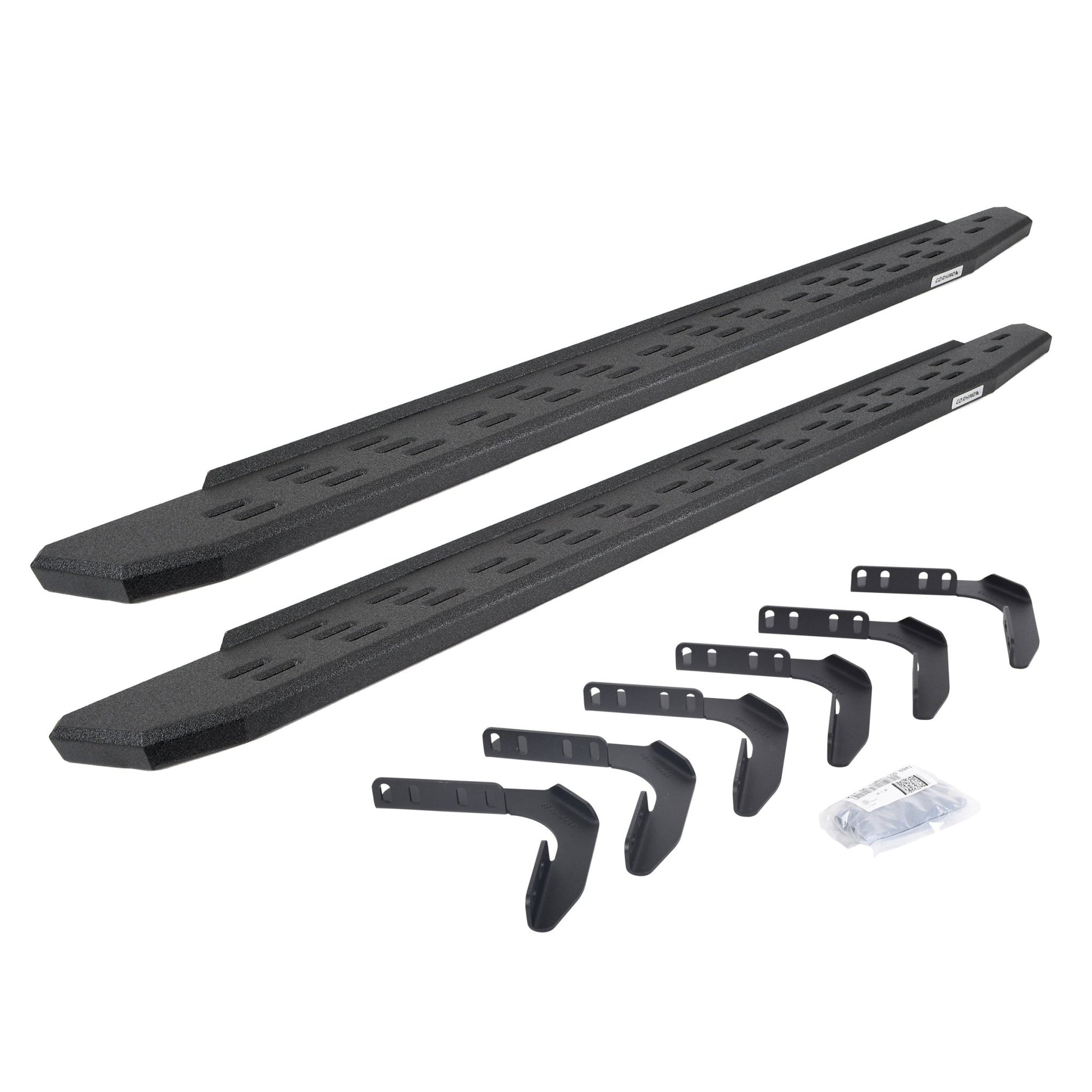 Go Rhino 69617680T 1999 - 2016 Ford F250/F350 Super Duty RB Series RB30 Running Boards with Mounting Bracket Kit - Rugged Truck Gear