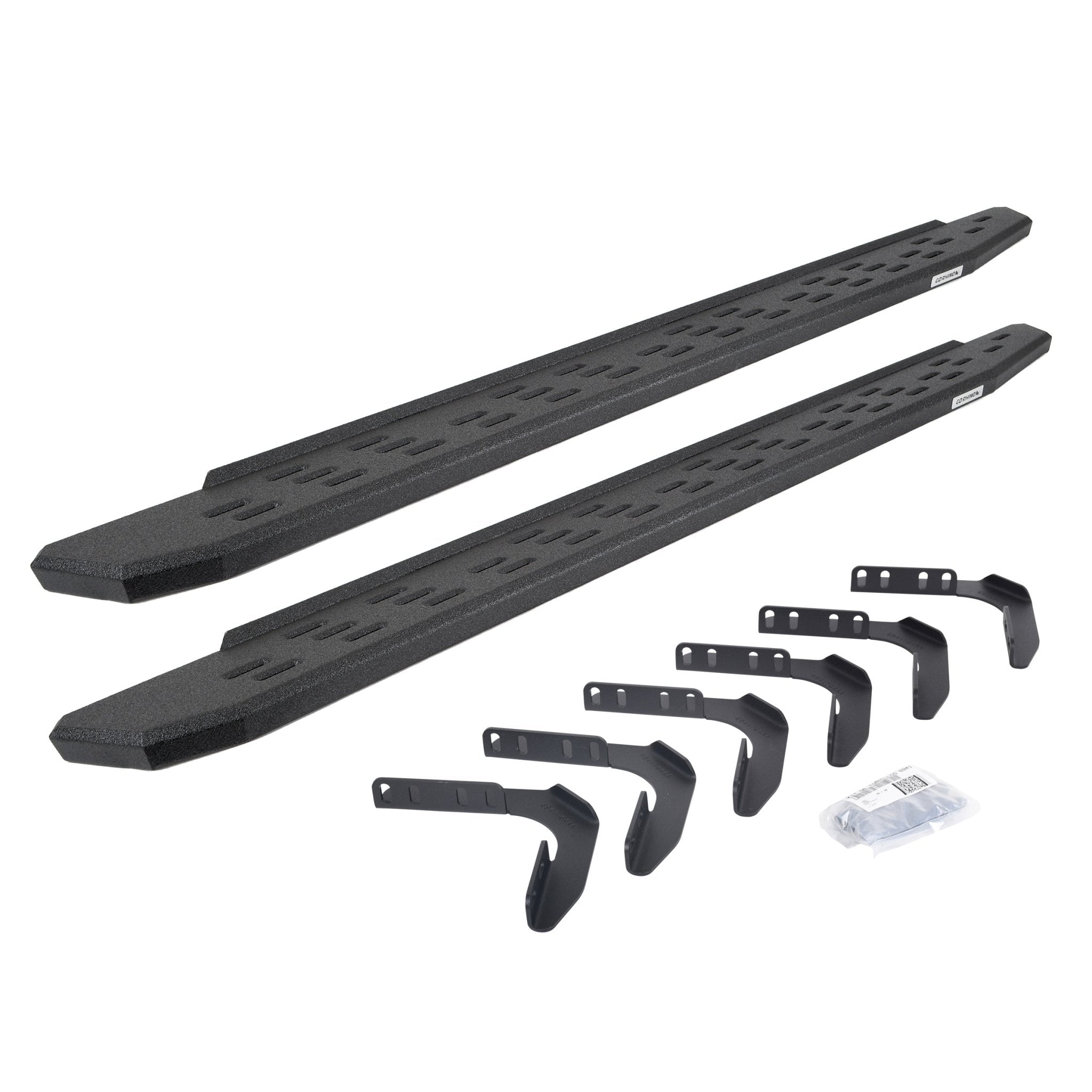 Go Rhino 69617680T 1999 - 2016 Ford F250/F350 Super Duty RB Series RB30 Running Boards with Mounting Bracket Kit - Rugged Truck Gear