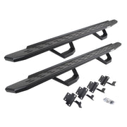 Go Rhino 6961778020PC 2017 - 2020 Ford F150 Raptor/SSV RB Series RB30 Running Boards with Mounting Brackets, 2 Pairs Drop Steps Kit - Rugged Truck Gear