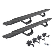 Go Rhino 6961778020T 2015 - 2023 Ford F150 Lariat RB Series RB30 Running Boards with Mounting Brackets, 2 Pairs Drop Steps Kit - Rugged Truck Gear